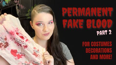 fake blood on black clothes|How To Make Fake Blood For Your Halloween Costume .